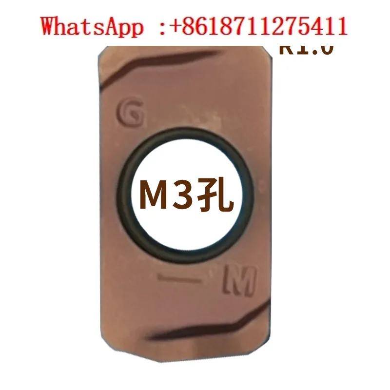 

LOGU030310 milling insert hardening fast forward to double-sided rough steel stainless steel cast iron die steel large hole m3