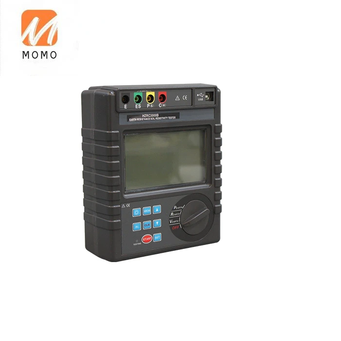 Electric HZRC-3000B Digital Earth Resistance Soil Resistivity Meter