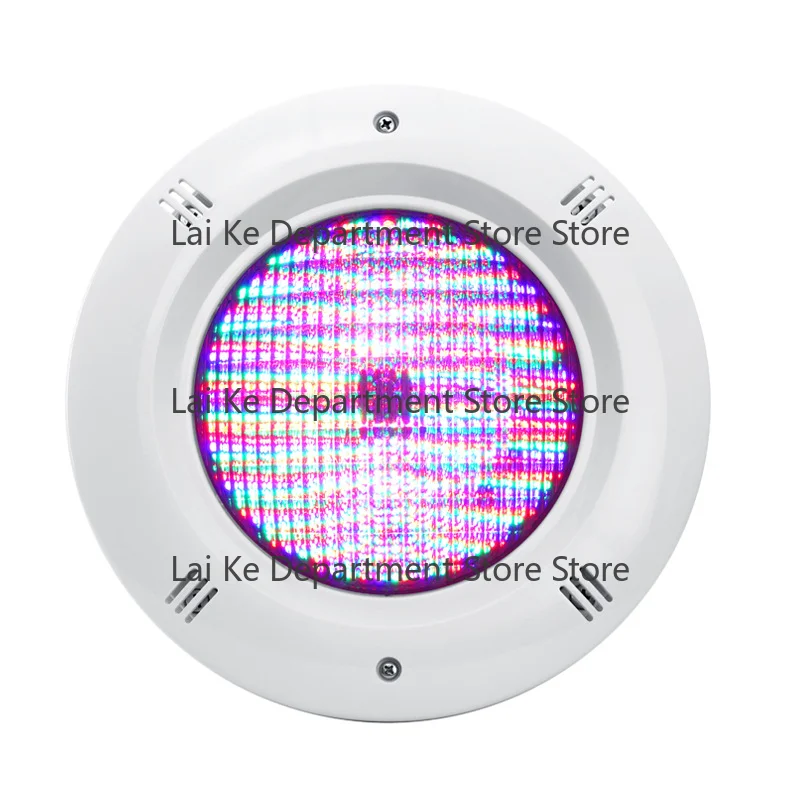 50W Embedded Pool Light for Concrete Pools, RGB Color-Changing LED Swimming Pool Underground Light Kit, Plastic Underwater Light