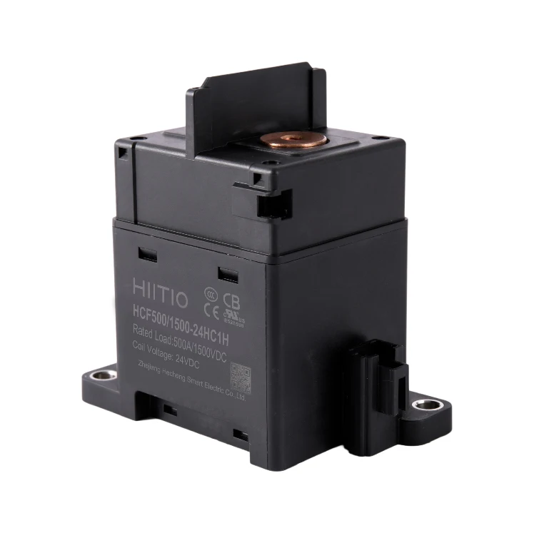 Certified High Voltage DC Contactor Relay 500A 450/800/1000VDC for EV, ESS, EV Charging