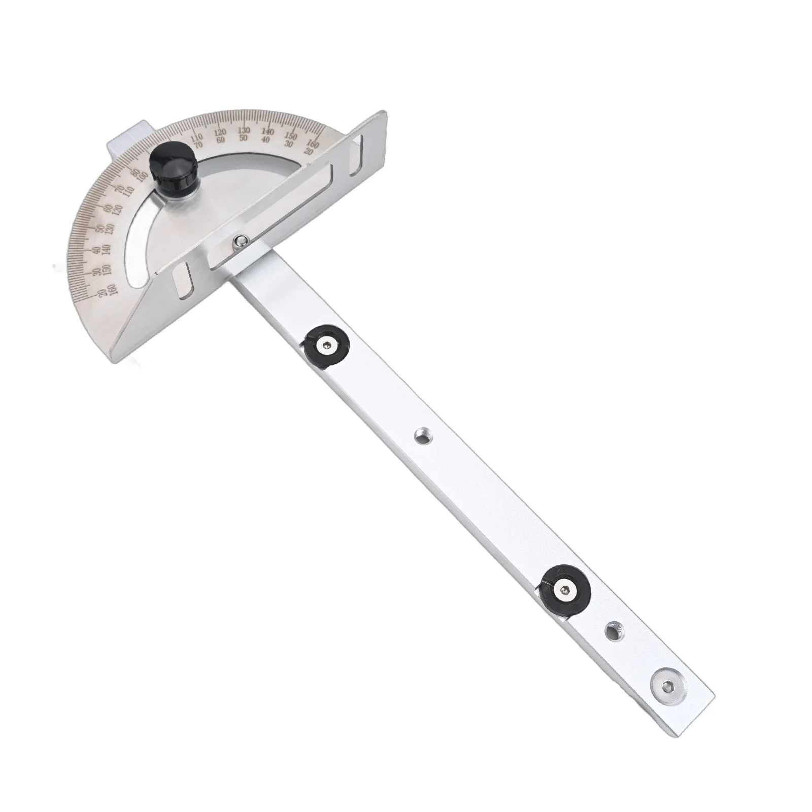 Miter-Gauge-Woodworking Table Saw Router Angle Miter Gauge Adjustable Angle Ruler Miter Gauge With Track Stop Backer