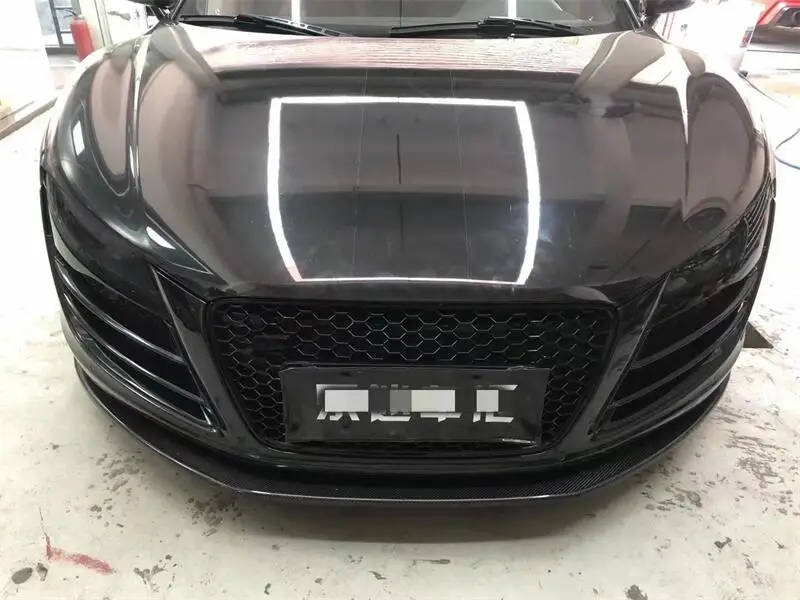 2008-2015 شفة أمامية من ألياف الكربون أودي R8 القديمة ماكستاو #5