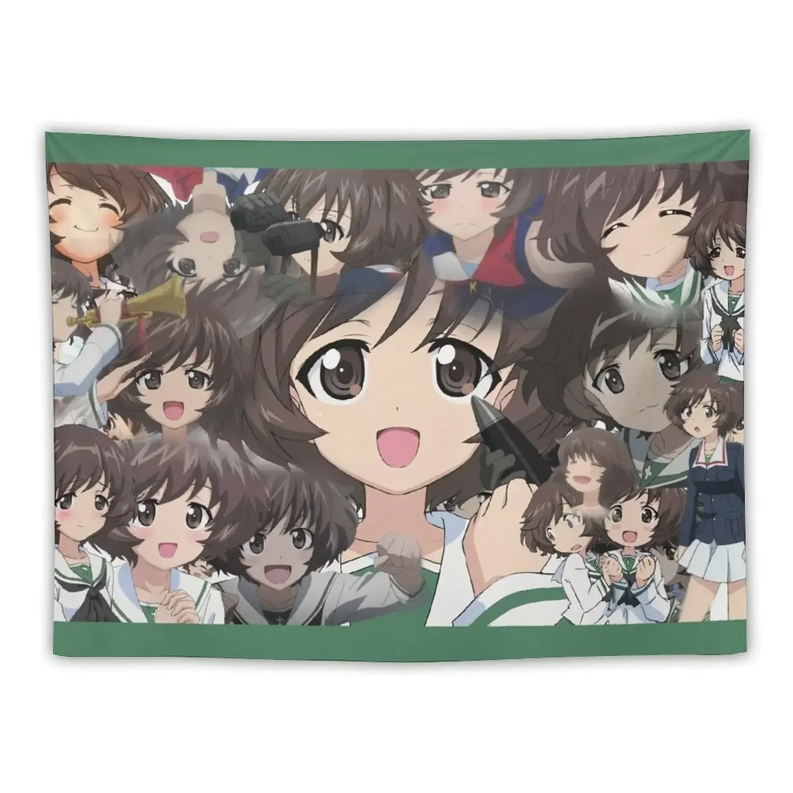 Girls Und Panzer Yukari Tapestry Room Ornaments Decorative Wall Mural Tapestry