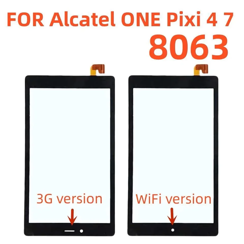 

Pop 7'' NEW Tablet Pc Alcatel ONETOUCH Pixi 4 7 8063 3G Wifi Version Digitizer Touch Screen Glass Sensor