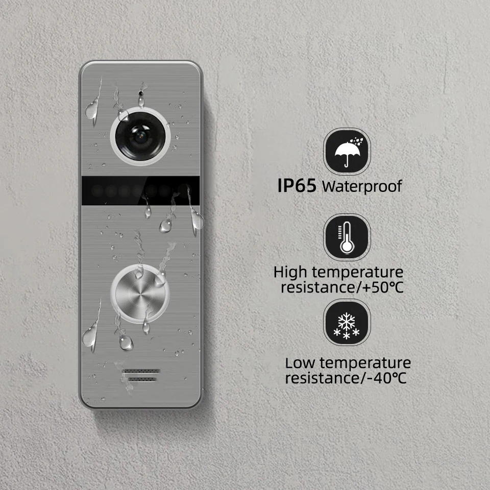 Imagem -03 - Tuya-intercomunicador Inteligente em Casa Privada Polegada Monitor Full hd 1080p Painel de Chamadas Video Phone para Casa Sistema de Segurança do Apartamento Wifi