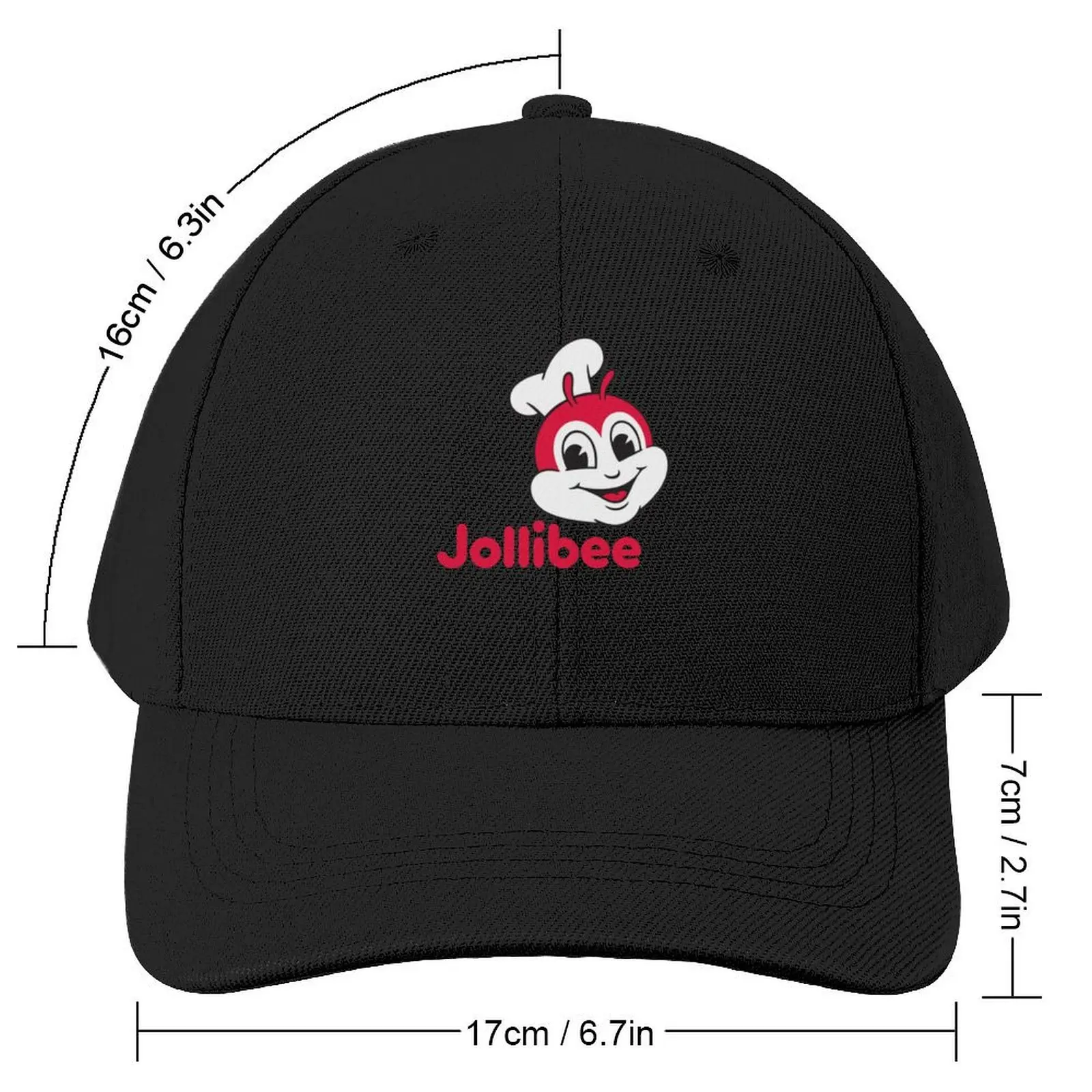 Best Seller Jollibee Merchandise Essential T-Shirt Baseball Cap fashionable Hat Beach Sports Cap black Caps Male Women's