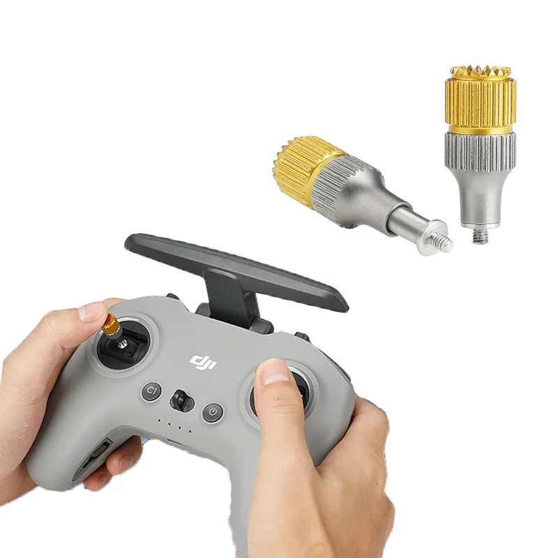 2PCS รีโมทคอนโทรล Thumb Rocker Stick ปรับความสูงอะลูมินัมอัลลอยจอยสติ๊กสำหรับ DJI Avata FPV Drone Rocker อุปกรณ์เสริม