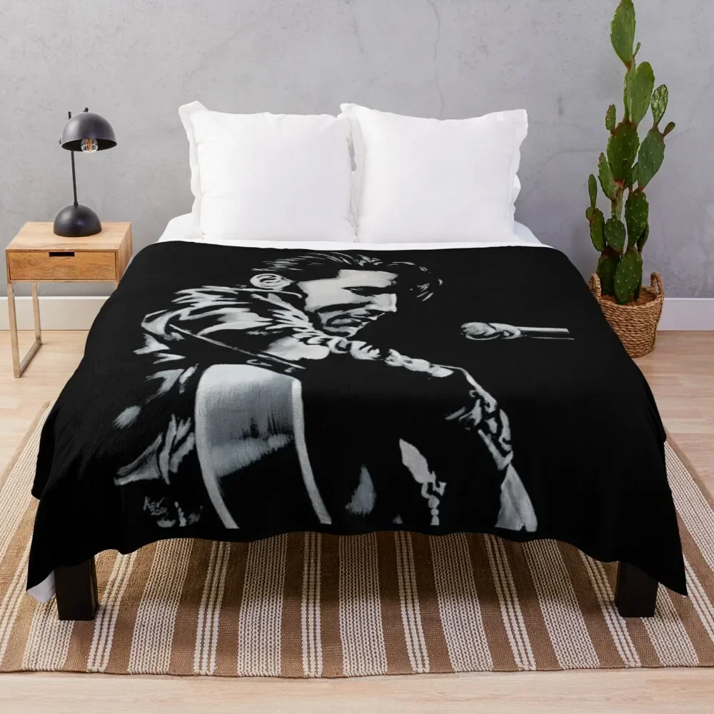 élvis Présléy - The King Is Back - King of Rock and Roll gift birthday Throw Blanket Hairys Shaggy Sleeping Bag Nap Blankets