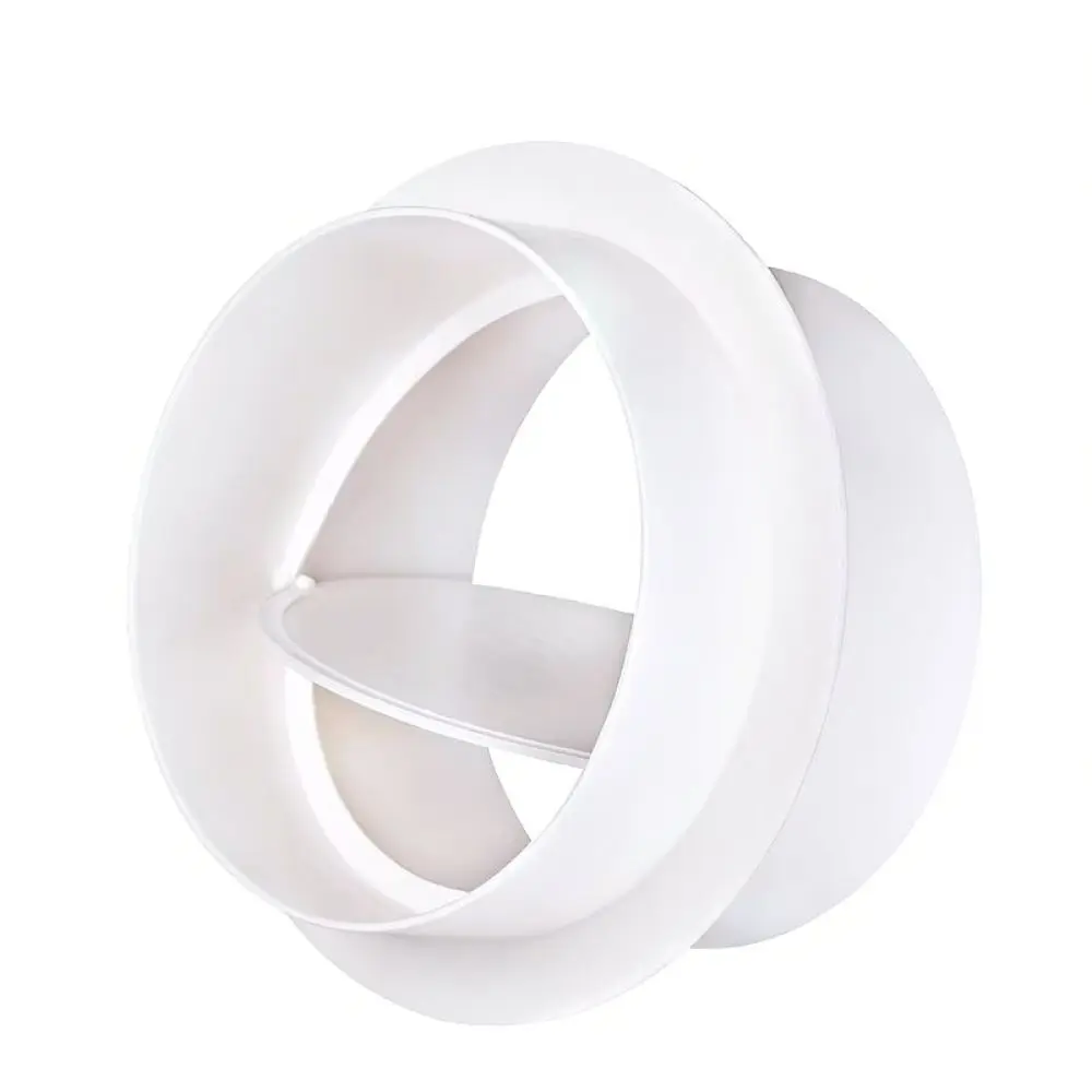 Durable ABS Air Duct Backflow Valve Ventilation Check Damper Kitchen Exhaust Fan Bathroom Ventilation System Stopper Tool
