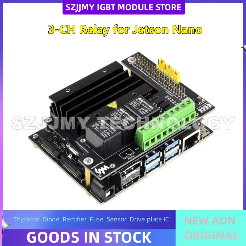 Jetson Nano Nvidia Relay Expansion Board 3-way Relay Control with Optocoupler Isolation  NEW ORIGINAL IN STOCK view 3