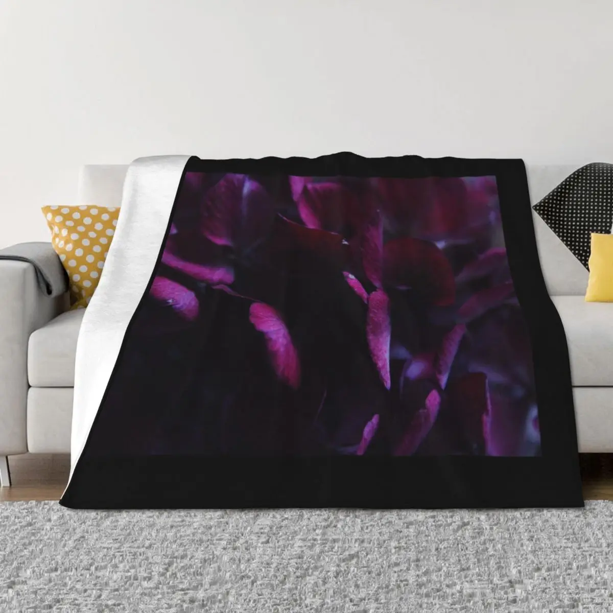 

Dried Hydrangea Throw Blanket valentine gift ideas warm for winter Comforter Thins Blankets