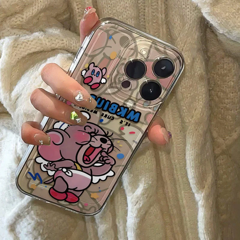 Tom And Jerry Open One's Mouth Phone Case For iPhone 15 14 13 12 11 Pro Max XR XS Max 7 8 Plus Y2K Soft Silicone Cute Back Cover