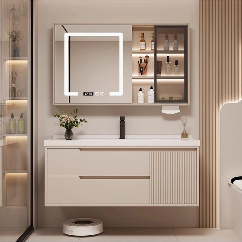 

Wall Mounted Bathroom Cabinet Mirror White Space Saving Bathroom Storage Rack Closet Mueble Bano Organizador Furniture Organizer