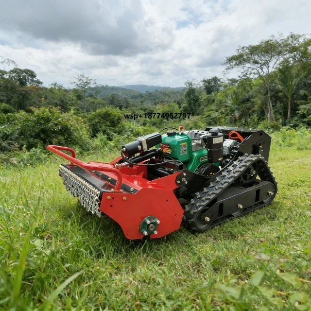 

Intelligent Remote-controlled Self-propelled Lawn Mower Crawler-type Farm All-terrain Grass Cutting Machine Industrial Grade 180