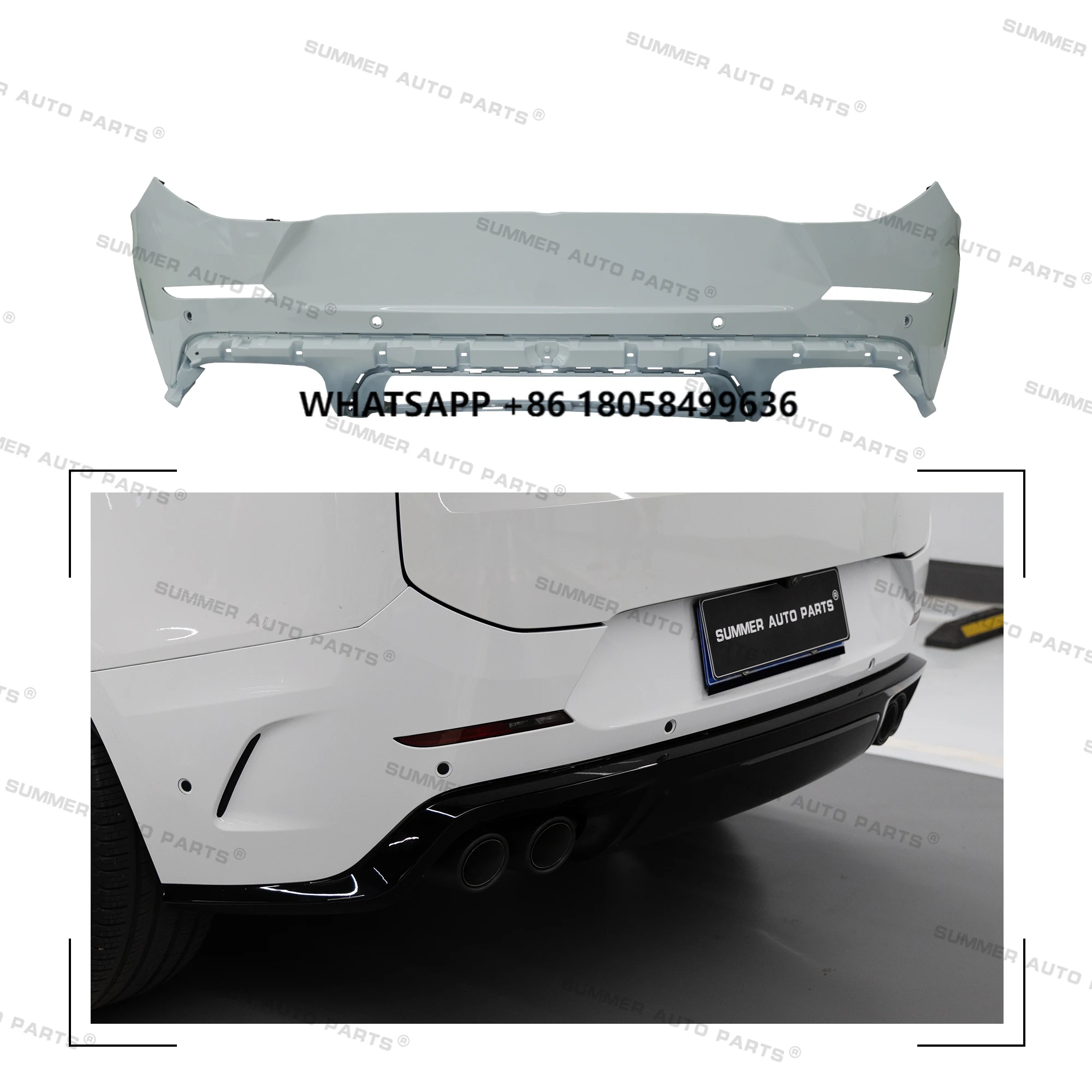 

Summer Auto Parts Off-Road Car Bodykit Exterior Parts Upgrade SV Design Rear Bumper For 2025 Range Rover Sport L461 SV Edition