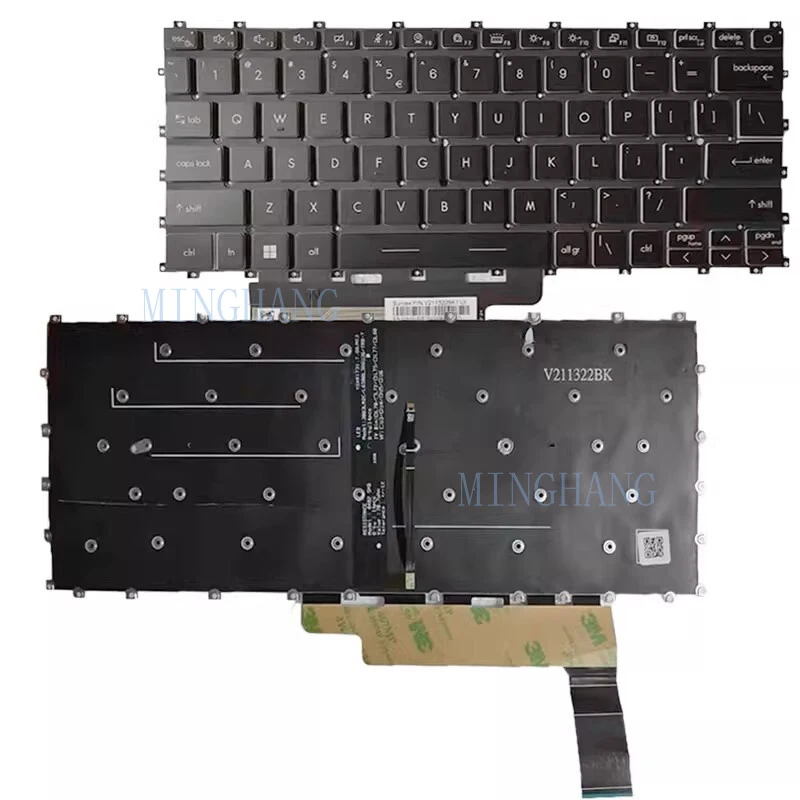 

M New for MSI Modern 14 C11M MS-14J3 C5M C7M MS-14JK Laptop US keyboard backlit