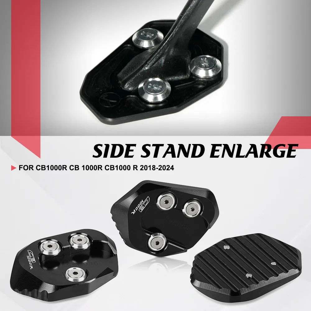 

For HONDA CB1000R CB 1000R CB1000 R 2018 2019 2020 2021 2022 2023 2024 Kickstand Foot Side Stand Extension Pad Support Plate