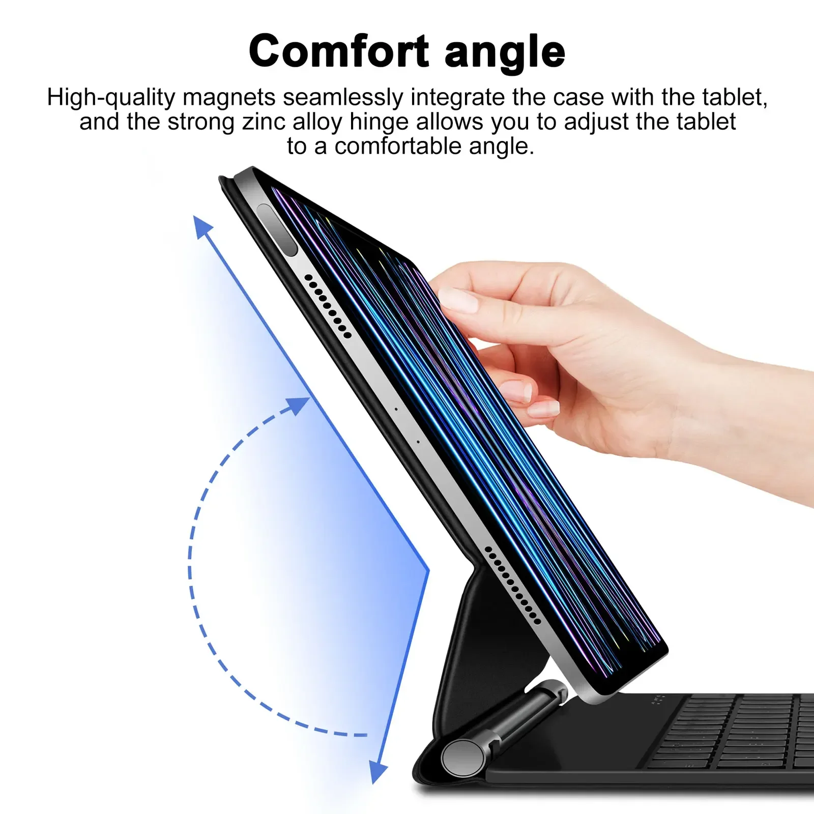 Backlight Magic Keyboard Cover For iPad Pro 11 12.9 For iPad 10 10th Air 4 5 4th 5th Generation 10.9 Magnetic Wireless Keyboard