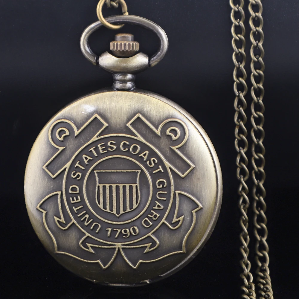 Ретро бронзовые кварцевые карманные часы со США 1790, женские часы с ожерельем и цепочкой, лучшие подарки для мужчин, лучший сувенир