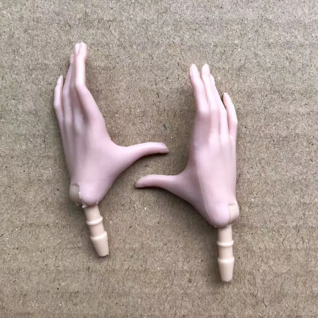 Universal 1/6 Puppe Hände DIY Puppe Dekore Mode Geste Puppe Hände Füße Zubehör Weiß Beige Farbe Puppe Teile Mädchen Geschenke spielzeug – Detail 12