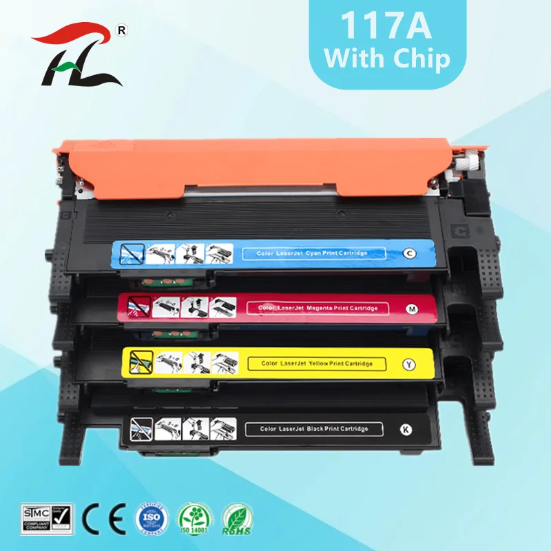 

4PK Compatible with new chip for hp117a Toner Cartridge for HP 117a w2070a For HP MFP179fnw 178nw 150a 150nw color Laser printer