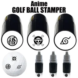 One Piece Golf Ball Stamper Anime Pattern Stamp Impression Seal Marker Quick-dry Plastic Multicolors Personalize your Golf Balls