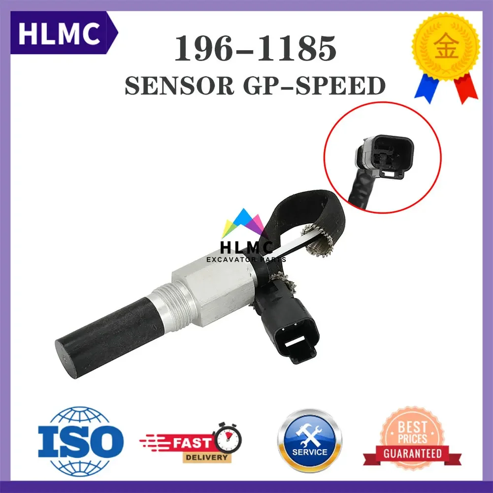 Speed Pressure Sensor 196-1185 1961185 Fits For Excavator Spare Parts Excavator Electronic Parts 3056E 3126B 3516B