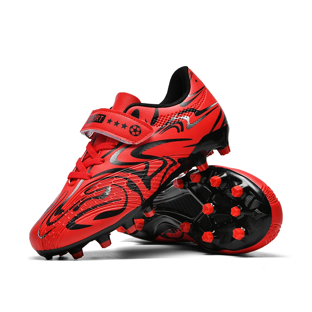 Children's football shoes, young students' breathable broken nails, large and medium-sized children's sports shoes for competiti