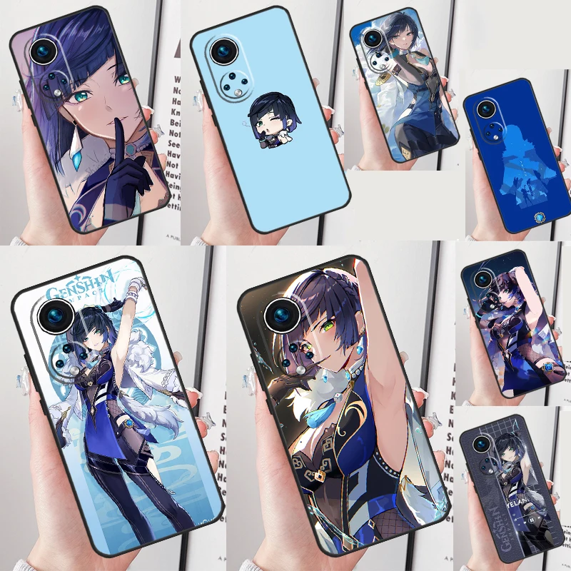 Yelan Genshin Impact Case For Honor Magic 5 6 7 Lite Honor 200 Pro X8b X9a X8a X8 X9 X9c X9b 50 70 90 Lite Cover