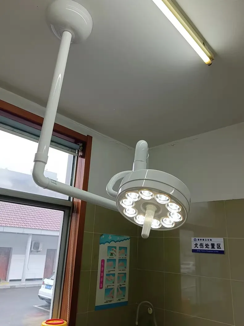 30W Dental Cold Light Examination Lamp Surgical Examination Light Medical LED Ceiling Install Lamp Touch Switch