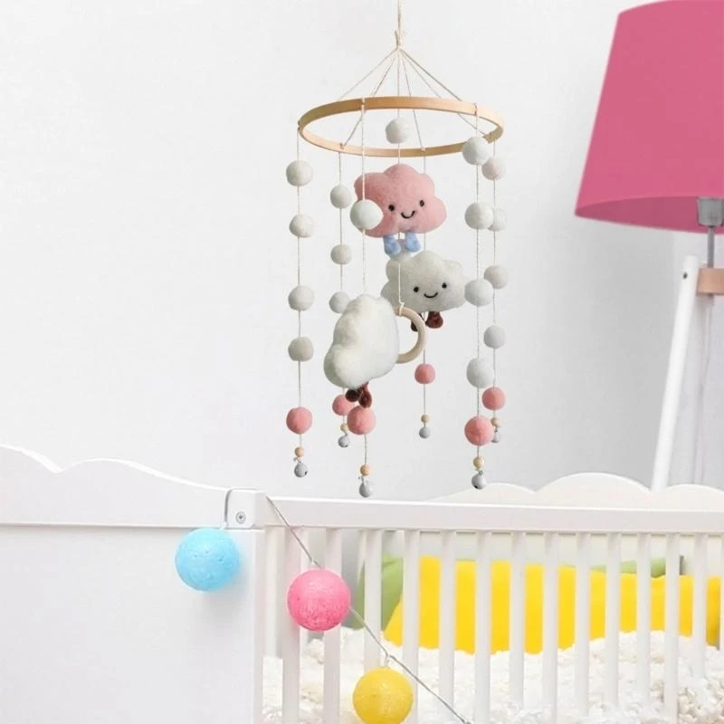 Q0KB Baby Gymplay Bett Rassel Spielzeug Kleinbett Mobile Crib Decors Neugeborene Duschgeschenk