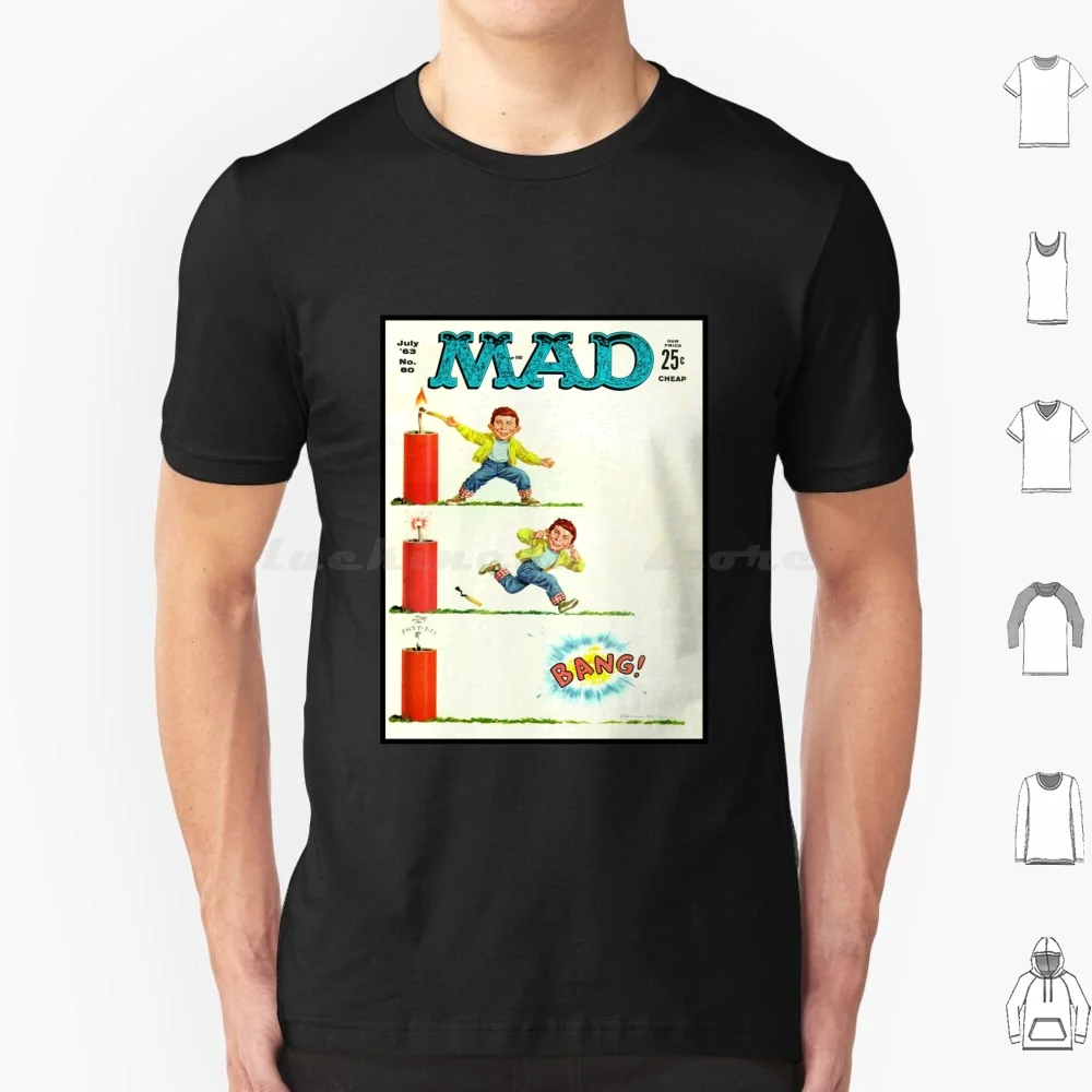 Oh mon Dieu! Une autre grande illustration classique de la couverture de la revue Mad Magazine ! T-shirt pour hommes, femmes et enfants, 6xl, Mad Cool Curbdiggercarl, politique, tendance