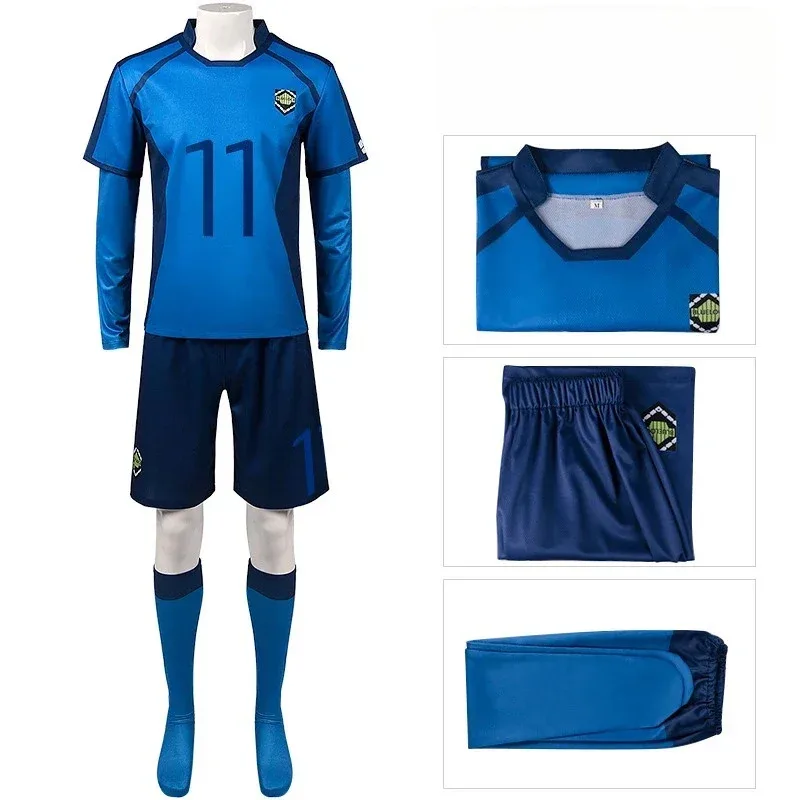 

Blue Prison Cosplay Costume BLUELOCK Anime Ball Set Ordinary High School Students Football Sports Survival Game gh;0
