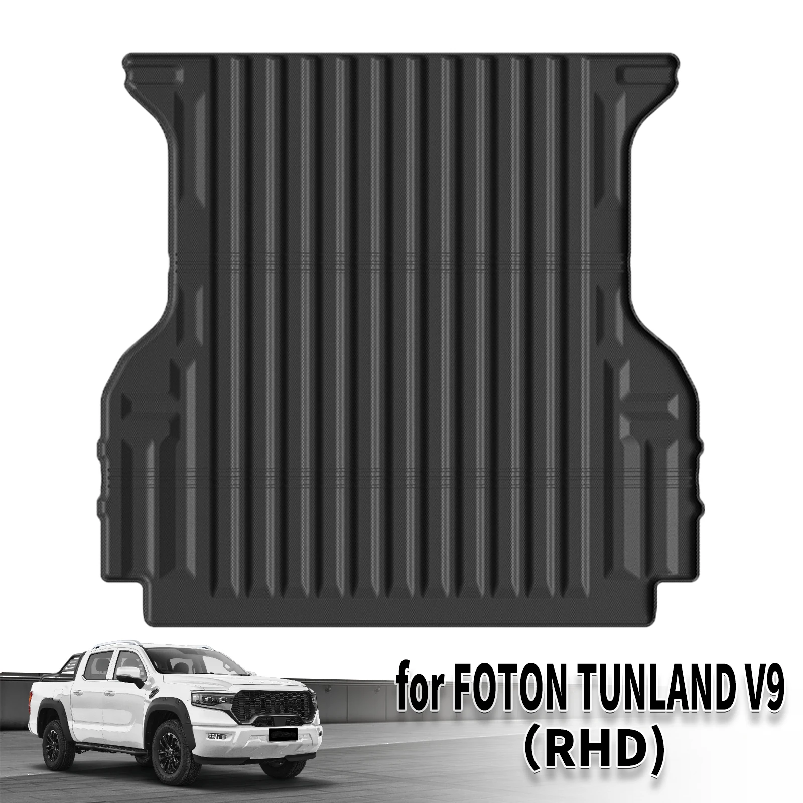 for FOTON TUNLAND V9 7 9 High Quality TPE Car Floor Mats & Trunk Mat Protector, Waterproof, Dustproof, Easy Clean