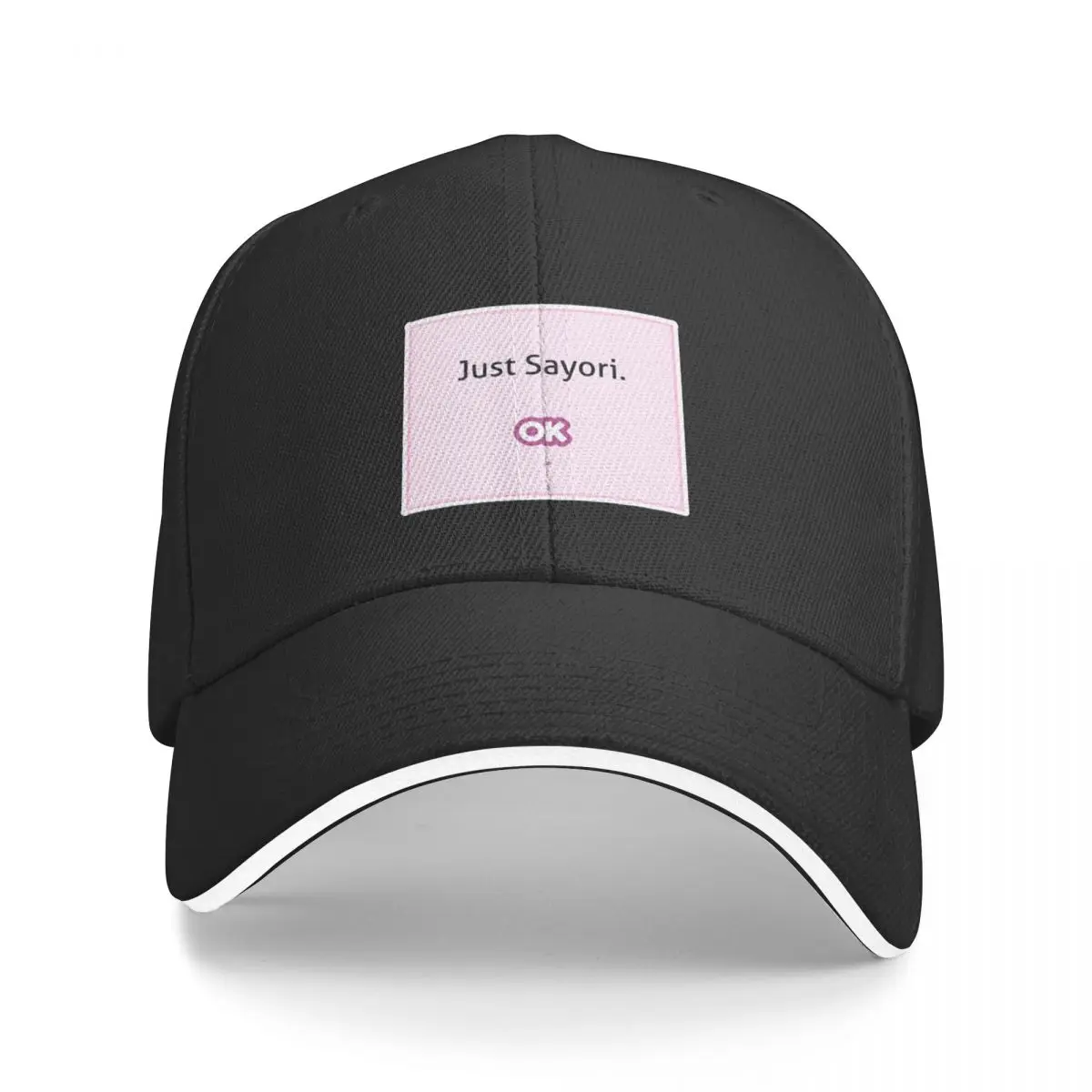 Just Sayori OK DDLC Doki Doki Literature Club Printing Baseball Cap For Womens Leisure Coquette Beach Hip Hop Trucker Cap