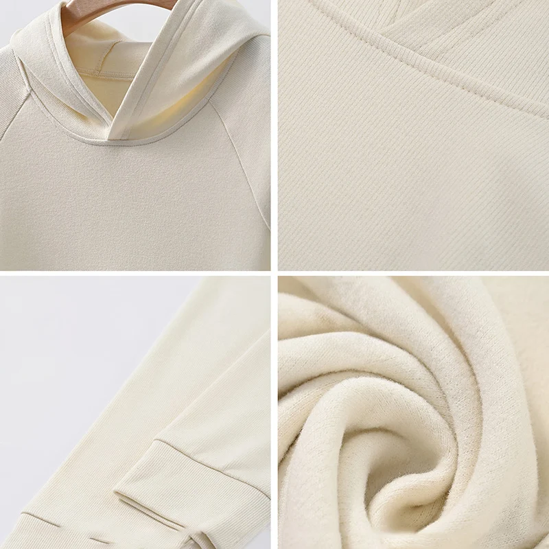 2025 المرأة بلون الأساسية مقنعين البلوز الخريف بسيط كل مباراة البلوز هوديس عادية تشغيل اللياقة البدنية رياضي القمم امرأة