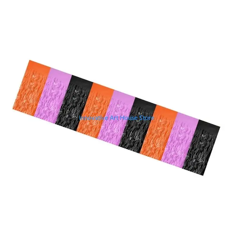 E1PC Cascading Plastic Table Skirt for Spooky Party and Sign-In Tables