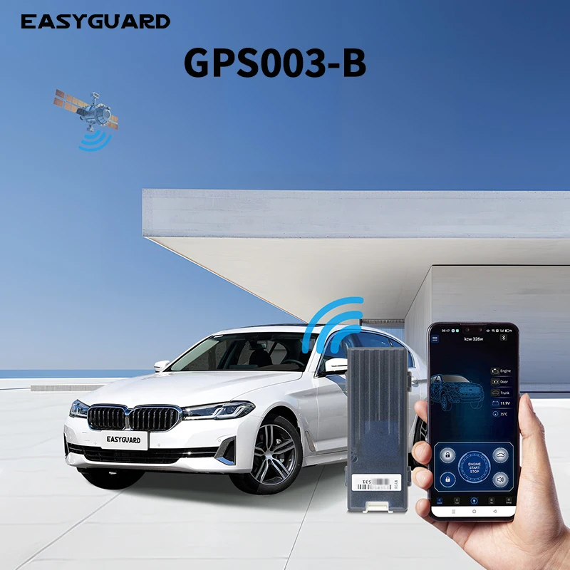 

EASYGUARD Smartphone APP control 4G LTE module and GPS tracking GPS003-B for EC212-B series remote starter usage