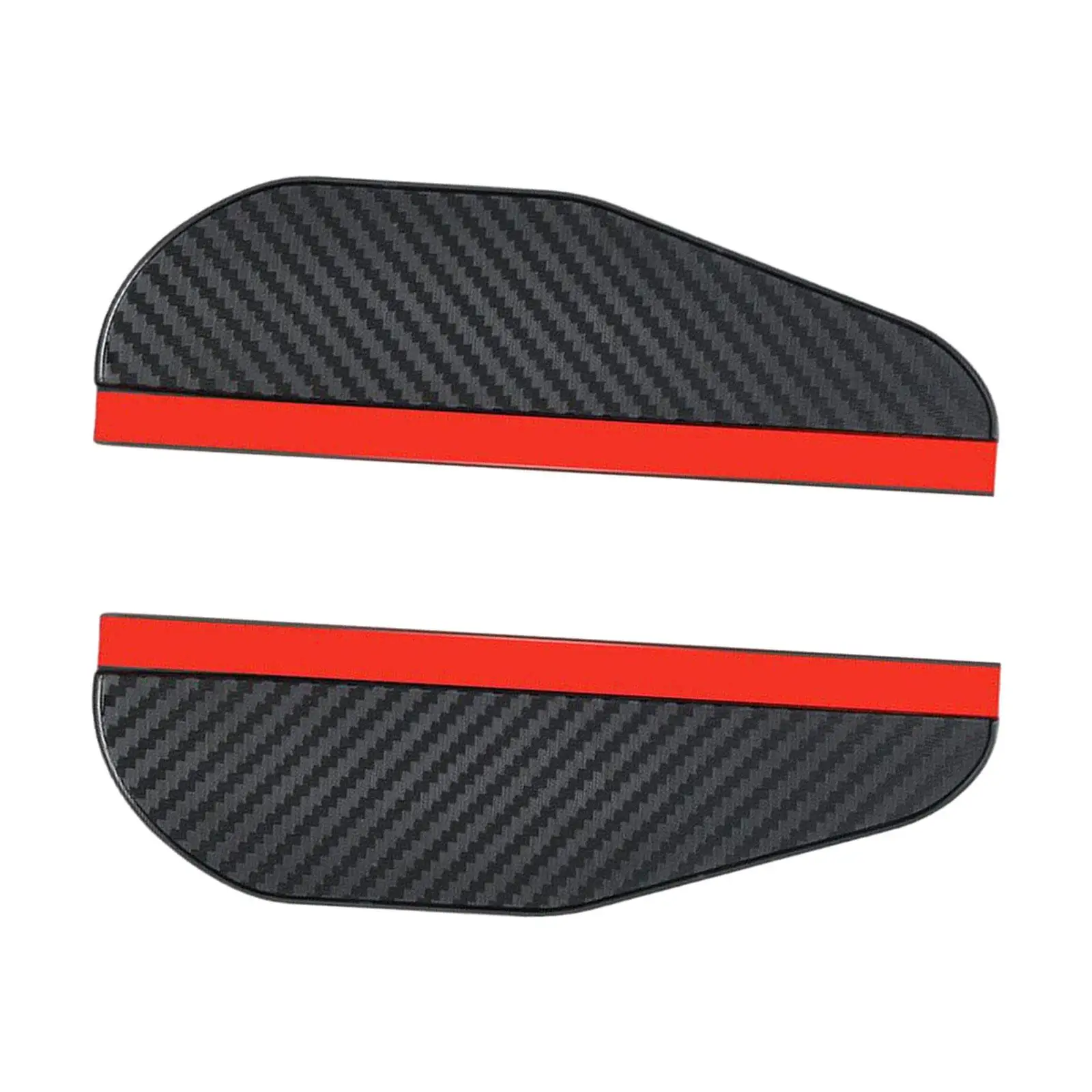 Durable PVC Car Rearview Mirror Rain Guard Visor Protector Deflector for Improved Visibility