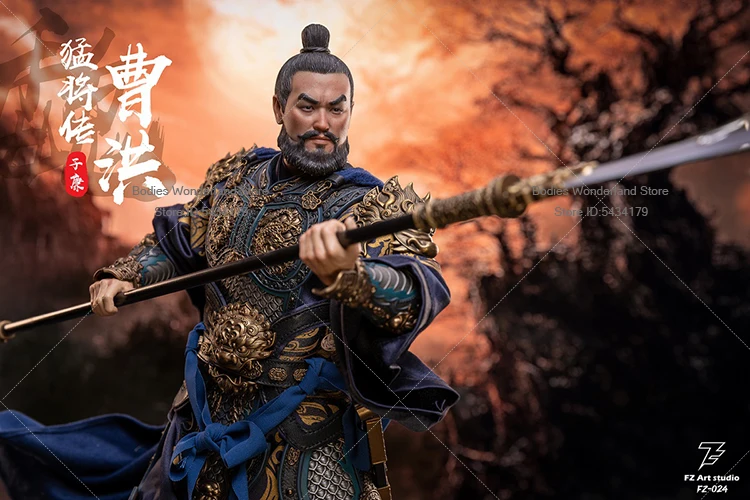 FZ Art Studio FZ024 1/6 مقياس شخصية الحركة القابلة للجمع-ثلاث ممالك تساو هونغ فاليانت جنرال 12 بوصة دمية جندي ذكر #5