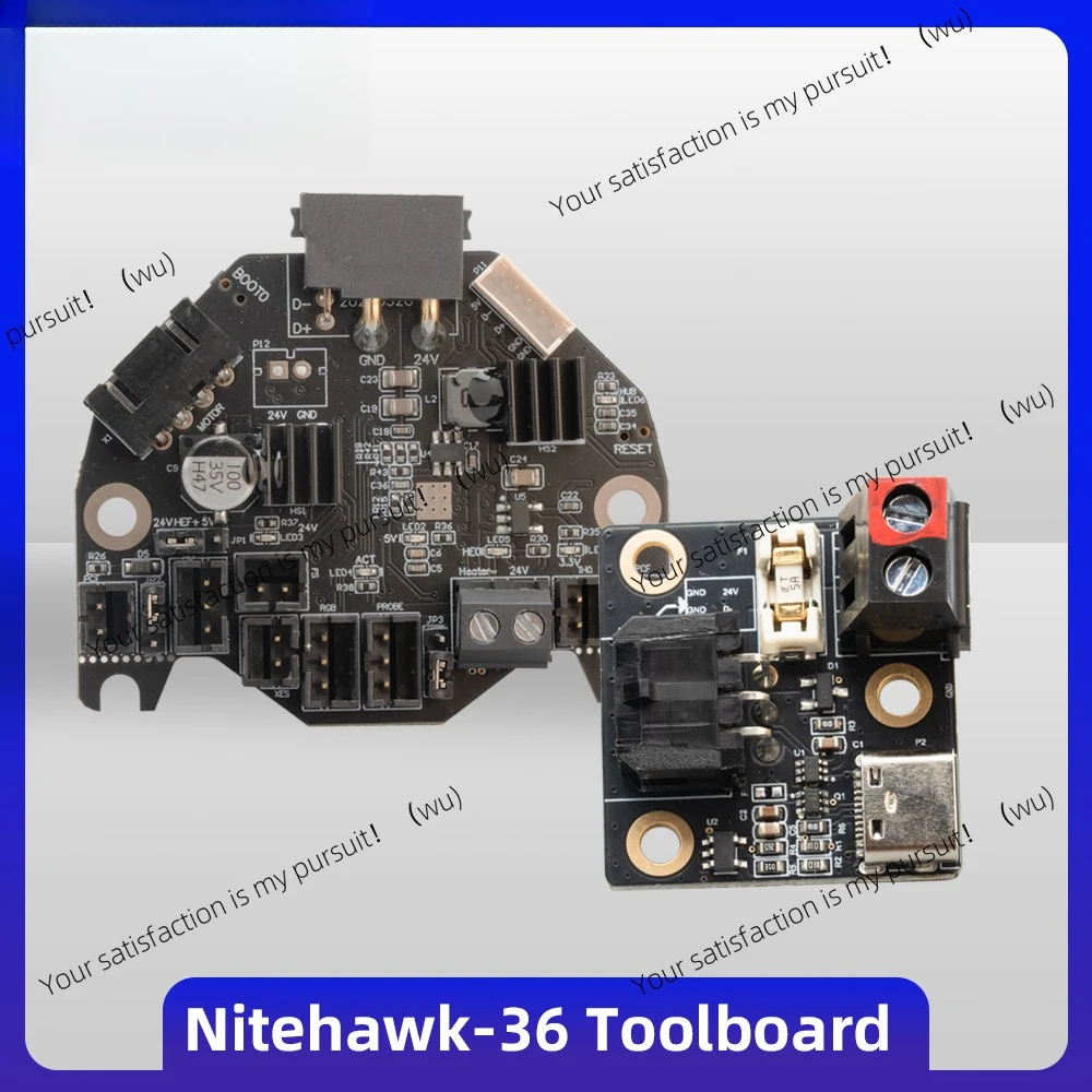 New Nitehawk LDO toolboard featuring RP2040 MCU TMC2209 drive ADXL345 accelerometer and USB port Voron StealthBurner