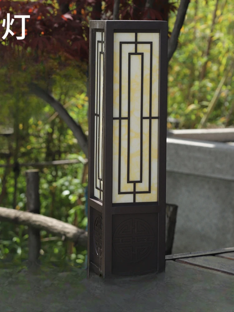 

Lawn lamp led outdoor waterproof new Chinese garden lamp lawn villa garden community garden landscape