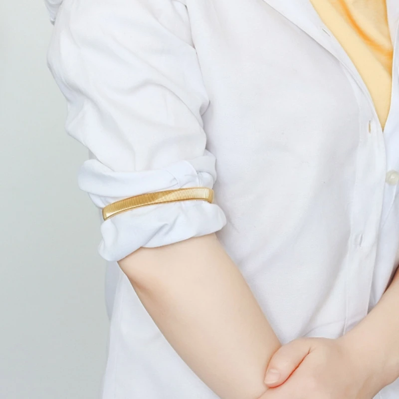 2 шт., панк-рубашка с держателем на рукаве, эластичная манжета, браслет, регулируемая повязка для взрослых T8NB