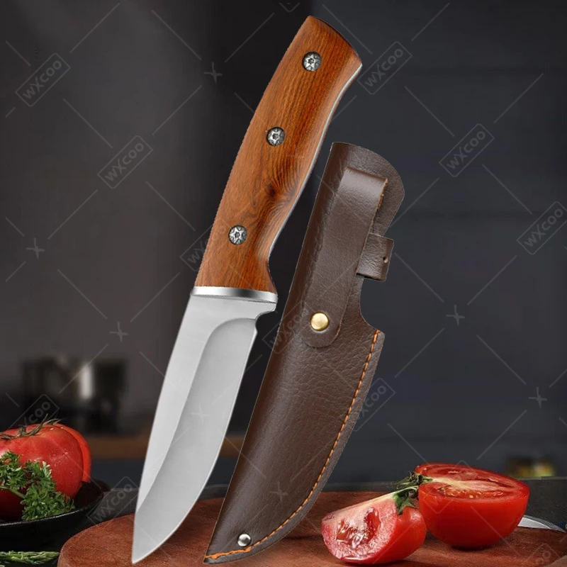 Kitchen Knife Boning Butcher Knife Stainless Steel Meat Cleaver Handmade Forged Chef Knives for Cooking Tools Fruit Knife