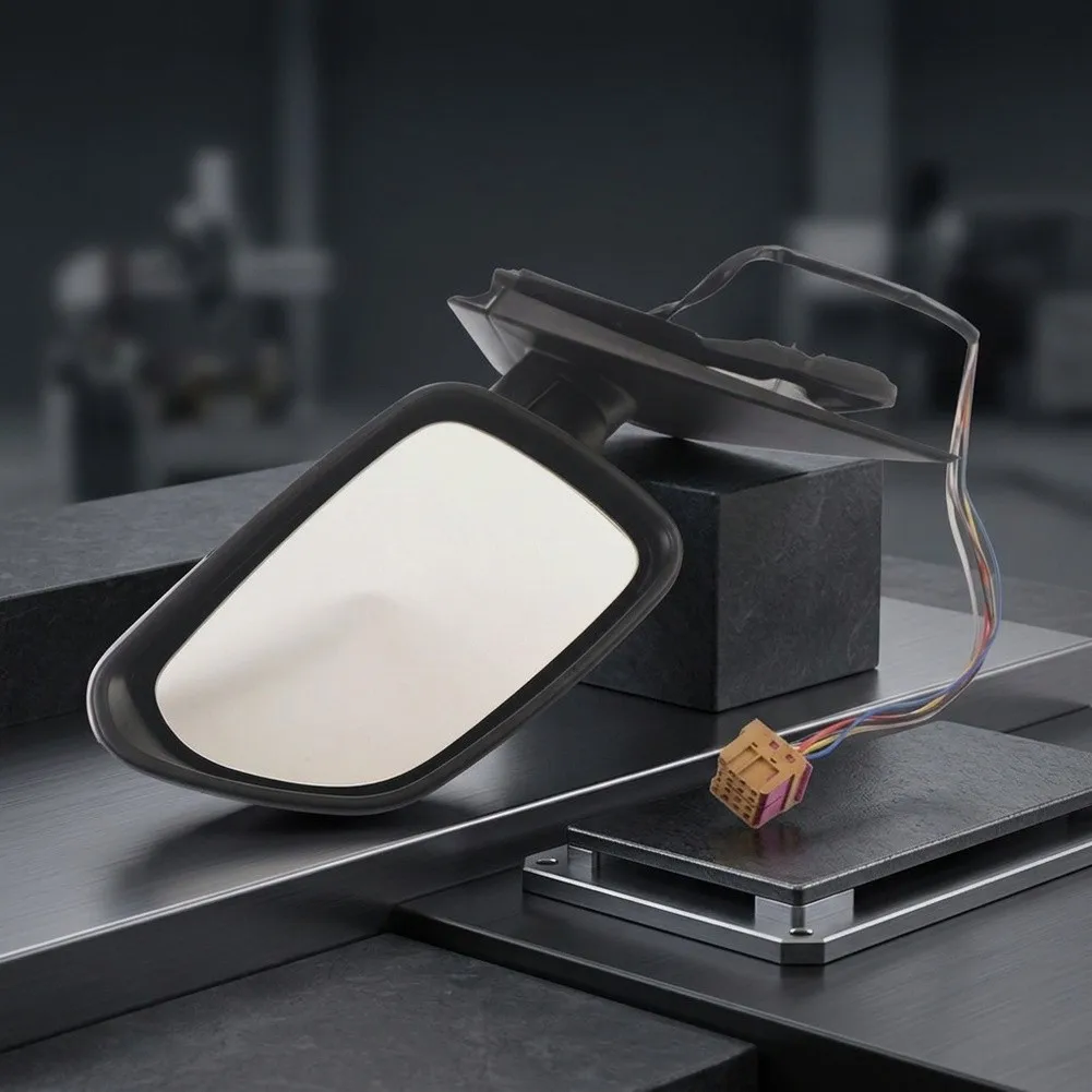 Power Adjustment Mirror Rear View Mirror Heat Resistant Material Anti Aging Property Pressure Resistant ABS Construction