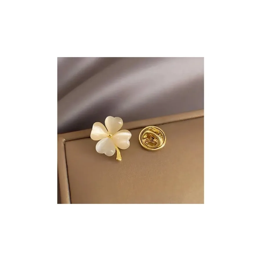 Fashion Brooch Set Flower Bow Brooches for Women Metal Anti-glare Lapel Pin Fixed Clothes Pins Sweater Coat Clothing Accessories