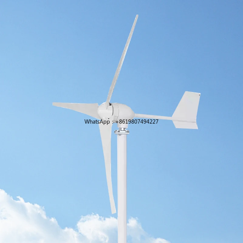 

China Factory 3000W Horizontal Wind Turbine Free MPPT Controller Charge Indicator LED