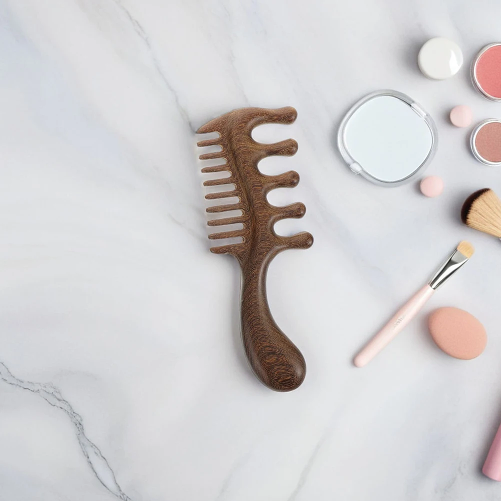 

3Pcs Wooden Scalp Massage Comb Smooth Sandalwood Hair Massager Tool for Relaxation Hair Growth Body Spa Therapy