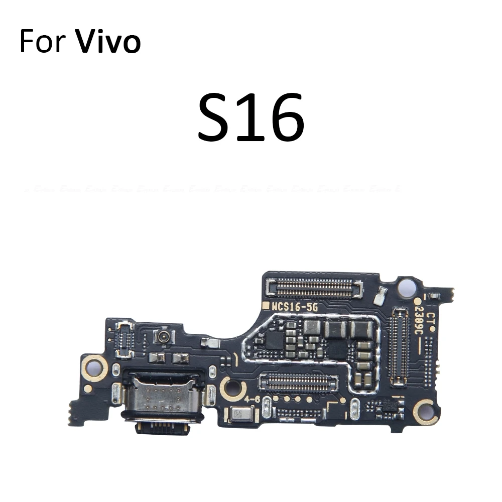 USB Charging Port Dock Plug Connector Charger Board Flex Cable For Vivo S16 S16e S17 S17t S18 S18e S19 S20 S30 Pro mini