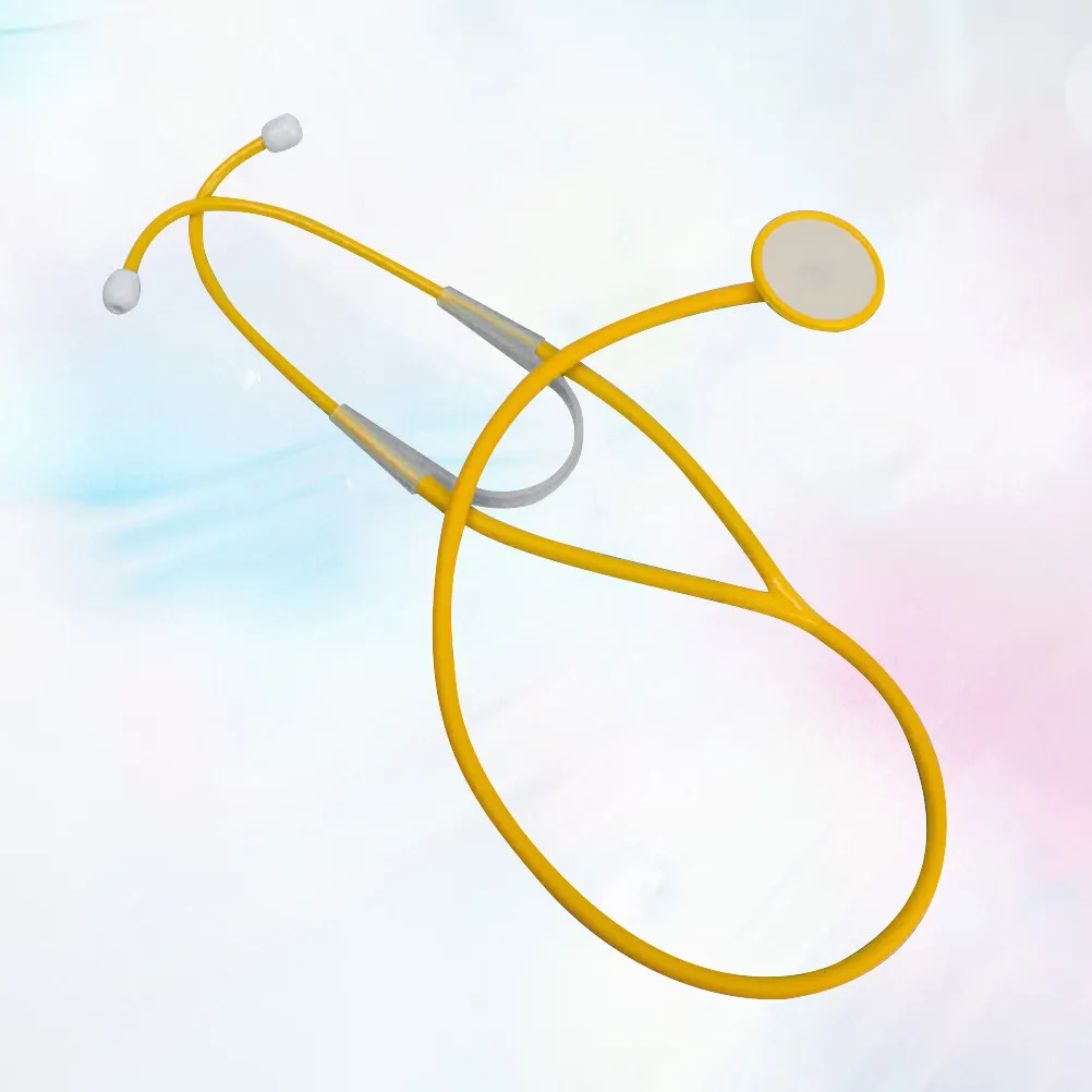 

Red Plastic Stethoscope DIY Listening Medical Kit Lightweight Medical Playset Stage Performance Party Accessory